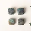 Bloque Crudo de Cristal Natural Forma Geométrica Cubo Piedra Suelta Maceta Acuario Piedra de Paisajismo Piedra para Vino Helado Gránulos Cuadrados