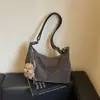 Bolso de mujer estilo vintage, color liso simple, gran capacidad, bolsa de mano versátil, moderno y a la moda, adecuado para ir al trabajo y salir, bolso de hombro para mujer