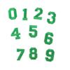 Etiqueta Bordada por Computadora Adhesivo de Tela Parche de Letra 0-9 Digital Bola Ropa Etiqueta de Número Marca Etiqueta Accesorios de Ropa Adhesivo Bordado