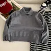 Camisa POLO Estilo Coreano para Niños Primavera y Otoño Nueva Ropa para Niños Cuello Solapa Tejido Capa Base para Niñas Suéter Versátil Suéter de Moda
