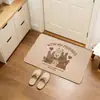 Felpudo de Alfombra para Puerta de Entrada para Uso en el Hogar, Imitación Lino con Base de Goma, Felpudo Antideslizante, Felpudo Resistente a Manchas, Alfombra Anti-Sisal al por Mayor