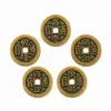 Atacado do Fabricante Moedas dos Cinco Imperadores, Moedas de Cobre Estilo Antigo, Artesanato em Metal, Viagem Segura, Moedas dos Cinco Imperadores, Moedas de Cobre Qianlong Espessadas