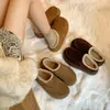 Zapatos de Algodón Gruesos con Suela Gruesa y Terciopelo de Invierno para Mujer, Uso en Exteriores, Mocasines Resbaladizos Esmerilados para Hombre Perezoso, Aumentadores de Altura, Cálidos, Pantuflas de Algodón para la Nieve
