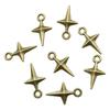 Pingente Estrela Quadrada Pequena Tridimensional Multicolorido DIY Acessórios de Joias de Liga Vintage Pingente de Colar Quente de Vendas Transfronteiriças