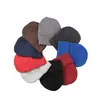 Gorro de Punto Liso para Otoño e Invierno 2025 con Forro Polar, Gorro de Forro Polar de Poliéster, Gorro de Punto en Stock, Gorro Cálido de Forro Polar Unisex