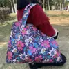 Nueva Bolsa de Viaje Plegable Ecológica de Dibujos Animados Portátil Supermercado Gran Capacidad Bolso de Hombro para Compras Bolso Tote para Mujer