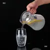 Jarra de Jugo Acrílica PC Hervidor de Agua Fría Botella de Jugo Zha Hervidor Bar KTV Hervidor de Agua Fría de Gran Capacidad Jarra de Jugo para Restaurante