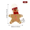 Suministros para Decoración Navideña Transfronteriza Colgante Gorro de Punto Rayado Muñeco de Piernas Colgantes de Rudolph Adornos de Fiesta de Enanos