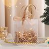 Bolsa de regalo con regalo, caja de dulces transparente, cumpleaños, boda, dama de honor, caja de regalo pequeña, caja con sensación de vacío