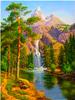 Nueva Serie de Paisajes DIY Pintura de Diamantes 5D Suministro Transfronterizo Pintura Decorativa Bordado Completo de Diamantes Gran Cantidad y Excelente Precio Fabricante Mayorista