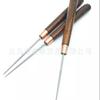 Mango de madera maciza aguja cónica de mil agujas manual DIY lezna para perforar cuero reparar zapatos zapatos tela lezna de coser venta al por mayor