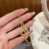 Estilo Igual ao Livro Vermelho Colar Cobra Esmeralda Favorita do Faraó Feminino de Alto Padrão Nicho Temperamento Personalizado Mais Fácil de Combinar Acessórios