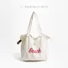 202 Nueva Moda Primavera y Verano Bolso de Hombro Grande de Gran Capacidad Bolso de Axila para Mujer Bolso Tote Simple para Viajes y Estudiantes Ins