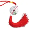 Colgante de coche directo de fábrica Wufu linmen marca de agua Jade Blanco hebilla de seguridad adornos para coche suministros de decoración interior de coche