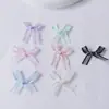 Ganchillo de Doble Tira Borde Ondulado Lazo Atado a Mano Accesorios de Tela Ropa Sombreros Calcetines Accesorios Materiales Hechos a Mano DIY
