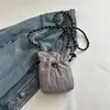 Bolsa de Lona Leve para Celular Feminina, Mini Bolsa Pequena, Nova Bolsa Cruzada de Ombro Único Casual de Tecido Oxford para Mulheres