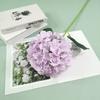 Flor artificial de boda rama única hortensia grande boda salón de bodas fila de flores decorativas altas arreglo floral guía de camino hortensia de comercio exterior
