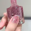 Atacado transfronteiriço cor de geleia transparente de gelo esmalte de unha oleoso sem cozedura sem lascar sem desbotar longa duração branco brilhante cristalino