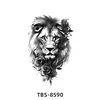 Adesivos de tatuagem atacado transfronteiriço uma geração de adesivos de tatuagem TBS flores leão tigre lobo totem tatuagem