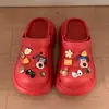 Sandalias de Verano para Exteriores Lindas Perro Chica de Playa Corazón Agujero Zapatos Cómodos Vacaciones Mujeres Eva Punta del Pie Elevación Sandalias