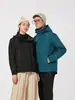 Chamarra con capucha y forro desmontable tres en uno para hombre, a prueba de viento e impermeable, adecuada para senderismo y montañismo al aire libre, estilo moderno
