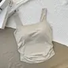 Nuevo Top de Tubo Corto Delgado Sexy para Chica Caliente Camisola Floral Dulce y Picante Top Adelgazante para Mujer con Almohadillas para el Busto para Uso Exterior