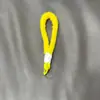 Lindo Colgante Llavero de Correa para Teléfono Corta y Colorida Estilo Dopamina con Estilo Chino