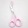 Tijeras para cejas con peine para cejas peine pequeño tijeras de maquillaje ceja con peine tijeras para cejas principiante herramientas de acero inoxidable