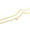 Retención de color por mucho tiempo no se desvanece oro arena de Vietnam accesorios diy collar retorcido esmerilado cadena universal cadena clavicular hombres y mujeres 60cm