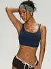 Sujetador de yoga europeo y americano sin costuras, ropa interior deportiva de secado rápido, ropa ajustada para deportes, running, fitness, camiseta sin mangas con hermoso diseño en la espalda, conjunto de yoga