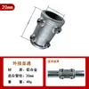 Conexiones para Tubo Redondo de 20/25/32mm Codo en T de Aleación de Aluminio de 4 Puntos Conector para Tubo de Acero de 6 Puntos Sujetador para Tubo Galvanizado de 1 pulgada