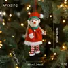 Decoraciones Navideñas de Peluche Muñecos de Elfo Figuras Lindas de Niño y Niña Adornos Colgantes Decoraciones para Árbol de Navidad