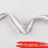 Calça Térmica de Elástico Colorido de Alta Elasticidade 1,5/2cm em Estoque, Calça Tubarão com Listras Coloridas Prensadas Elásticas nas Costuras