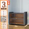 Vitrina para Figuras, Vitrina de Cristal para Uso Doméstico, Estantería, Armario de Almacenamiento para Cajas Sorpresa, Armario de Metal para Muñecas Modelo, Vitrina