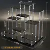 Soporte de Exhibición Transparente de Múltiples Capas de Acrílico para Figuras de Acción, Modelos de Juguete, Tetera, Perfume, Soporte en Capas para Curiosidades