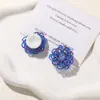 Parches de Tela con Flores de Perlas Dulces Estilo Coreano Dopamina para Pendientes DIY, Accesorios para Orejas, Pinzas para el Cabello de Mujer, Flores para Zapatos, Broches, Accesorios para Ropa