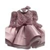 Vestido de Princesa para Bebé de un Año 2026 Nuevo Estilo de Verano Lentejuelas Lazo Vestido Tutú de Princesa para Niña de las Flores Vestido de Cumpleaños