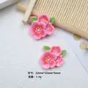 Accesorios de Resina DIY de Dibujos Animados Flores Multicolor Pegamento de Crema Hecho a Mano Pasador Funda para Teléfono Móvil Hebilla de Zapato Accesorios para Joyería de Taza de Agua