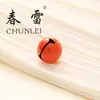 Acessórios de Sino para Pet Cor de Doce 18mm Pingente de Decoração de Natal Sino Grande Pingente de Chaveiro Japonês Pintado