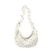 Bolsa de Ombro Plissada Fashionável Estilo Ins, Grande Capacidade, Leve Casual Bolsa Bolinho, Design Estiloso, Bolsa Transversal Feminina para o Dia a Dia