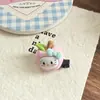 Lindo Clip de Pelo KT Cat Manzana Pato de Goma Tridimensional Ins Estilo Dulce Corazón de Chica Flequillo Clip Lateral tamaño pequeño Dibujos Animados Accesorios para el Cabello Mujer