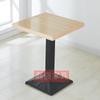 Mesa y silla de comida rápida sencillas al por mayor, silla de esquina de hierro, tienda de té con leche, restaurante, cantina, mesa y silla combinadas