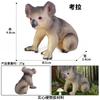 Modelo de Simulación Animal Educativo Cognitivo Sólido Figurilla Sólida Koala Tigre León Cocodrilo Rinoceronte Orangután