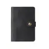 1158 Couro Genuíno Couro Crazy Horse Masculino e Feminino Bolsa Porta-Passaporte Porta-Cartões Carteira Porta-Caneta Caderno para Viagem Viagem de Negócios