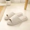 Zapatillas de Algodón para Pareja de Primavera y Otoño para Mujer Verano Lino Hogar Interior Piso de Madera Suela Suave Casual Antideslizantes Zapatos Precio Especial