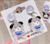 Aretes para Niñas, Clip para Oreja, Aretes Indoloros para Niñas Perforadas, Joyería de la Princesa Elsa, Lindos Aretes de Juguete para Niñas Pequeñas