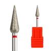 Cabeça de moagem de unha frontal transfronteiriça bolso aberto cabeça redonda cônica cabeça de diamante para moer para remover pele morta máquina de moer