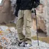 Pantalones de Trabajo para Hombre para Exteriores, Impermeables, Cálidos, Multibolsillos, Pierna Recta, Pantalones Casuales para Senderismo y Trekking, Modelo Primavera y Otoño K8907
