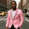 Aliexpress Transfronterizo Nueva Moda Masculina Blazer Estilo Coreano Juvenil Tendencia Bloqueo de Color Chaqueta de Traje Casual Ropa Formal para Novio