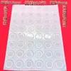 Partícula Anticolisão de Silicone Amortecedor de Maçaneta de Porta Auto-Adesivo Reversível Gaxeta Adesiva Silenciador de Porta de Armário Pés de Silicone para Mesa e Cadeira